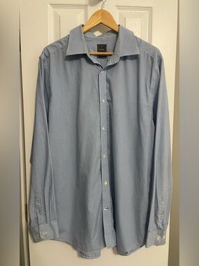Men’s GAP Blue Striped Men's Dress Shirt